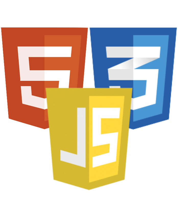 logo's van html, css en javascript