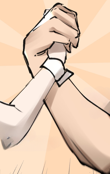 foto van handen die schudden.